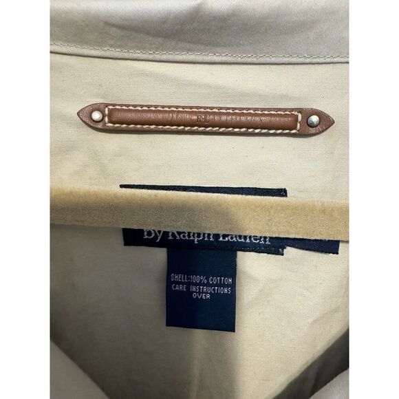 Ralph Lauren POLO Vintage Beige Full Zip Classic Jacket Sz 3XB Big - Picture 3 of 8